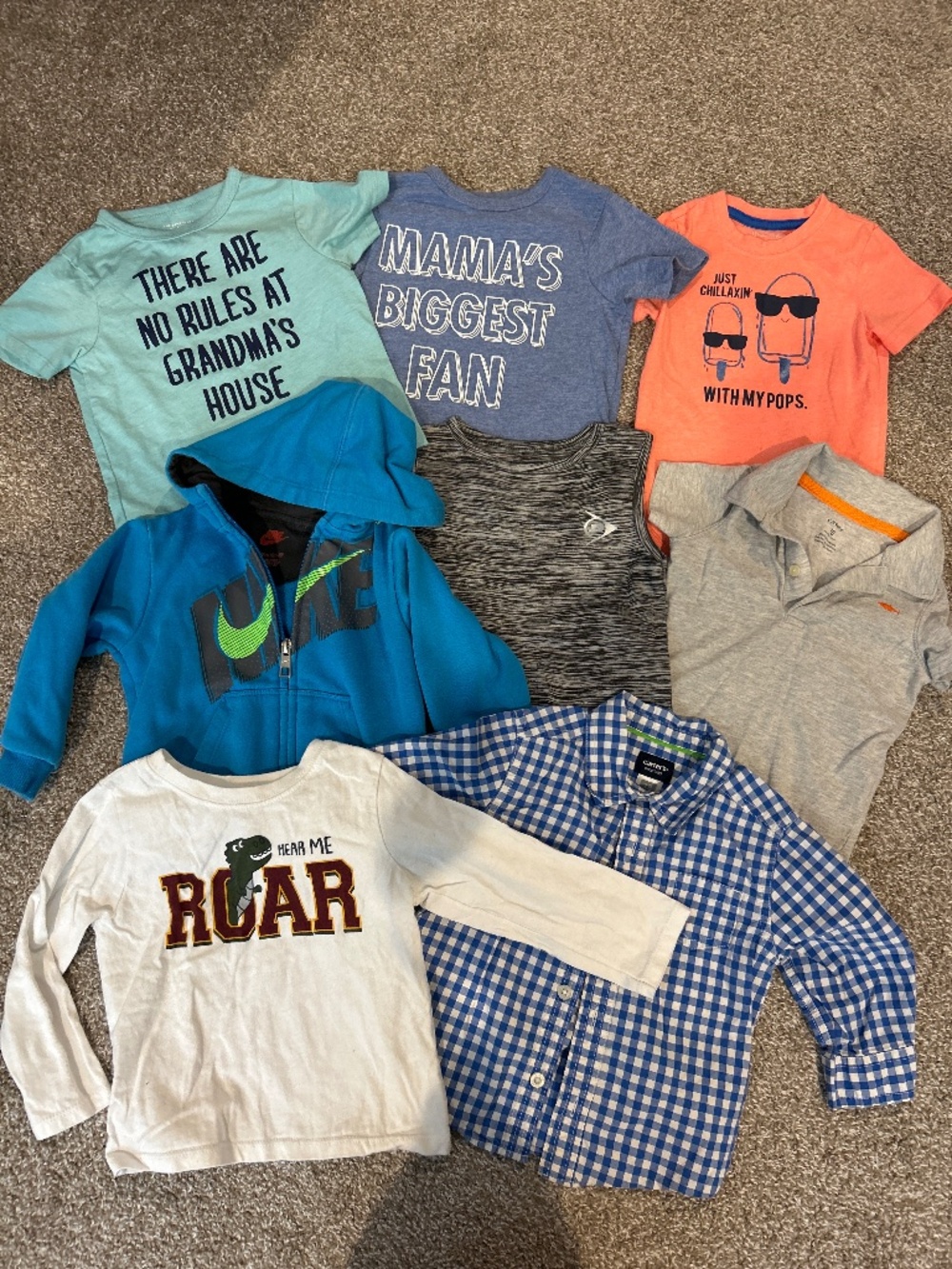 Boys shirt lot of 8 pieces size 12-18 months